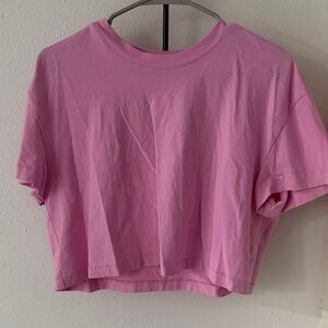 Nuuds Soft Pink Crop Top